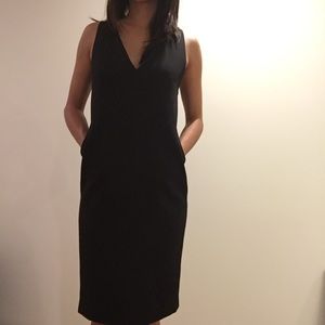 Aritzia Babaton black dress with pockets